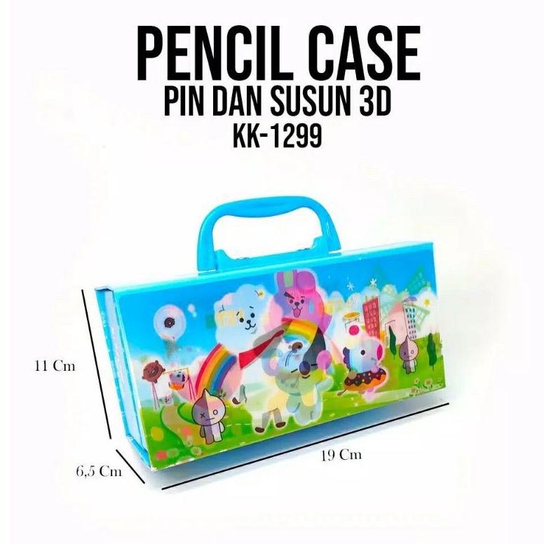 

Cod Tempat Pensil Kode Susun 3D Hologram Tepak Pensil Karakter Study Set Alat Tulis Sekolah 3D Sale