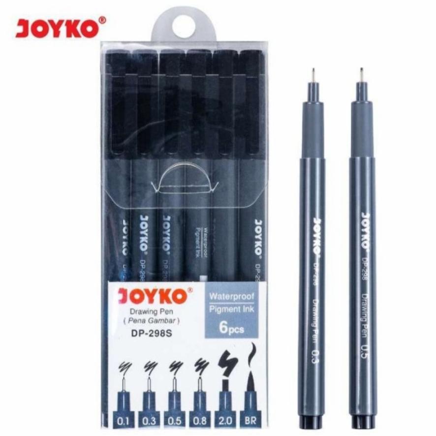 

SALE DRAWING PEN SET 6 PCS JOYKO DP-298S ORIGINAL