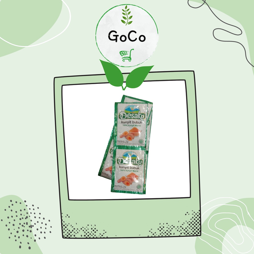 

DESAKU | Kunyit bubuk | 15 g |EcoFriendly Packaging by GoCo