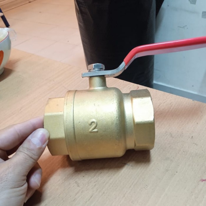 ✅New Ball Valve 2 Kuningan Yuta Stop Kran 2 Inch Terbaru