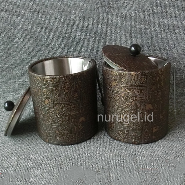 ICE BUCKET / TERMOS ES BATU / WADAH EMBER CHAMPAGNE STAINLESS STEEL