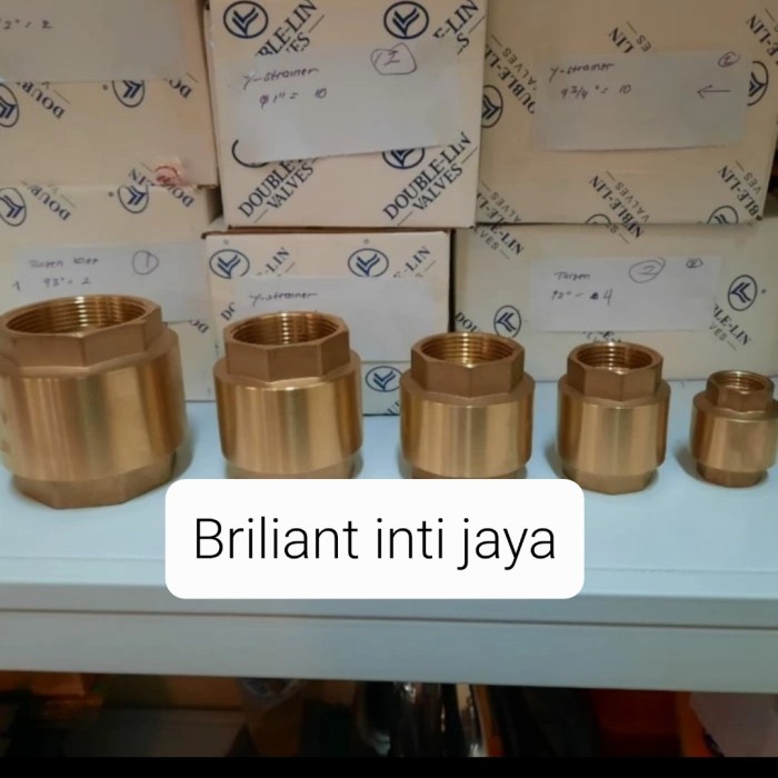 ✅New Ori Tusen Klep Kuningan 2.5 Inch Tusen Klep Brass Terbaru