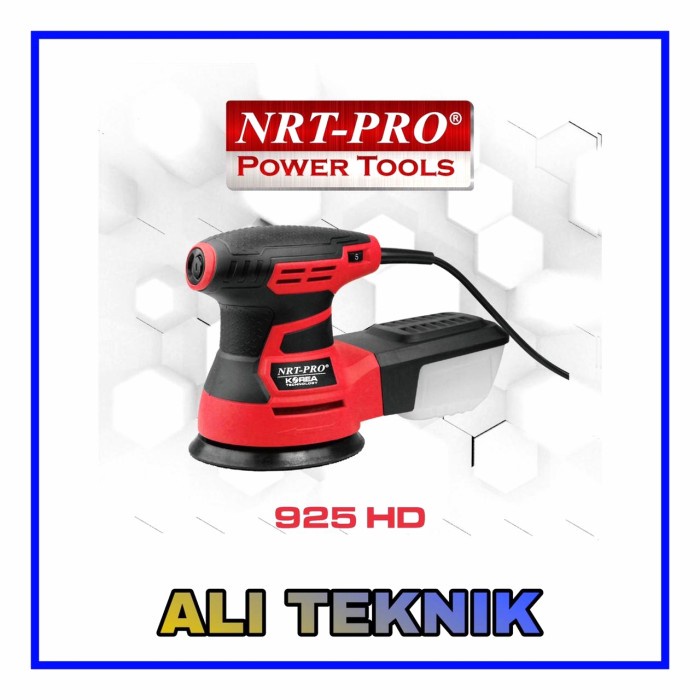 ✅New Ori Nrt Pro 925 Hd Mesin Amplas Bulat Variable Speed - Orbital Sander Nrt- Berkualitas