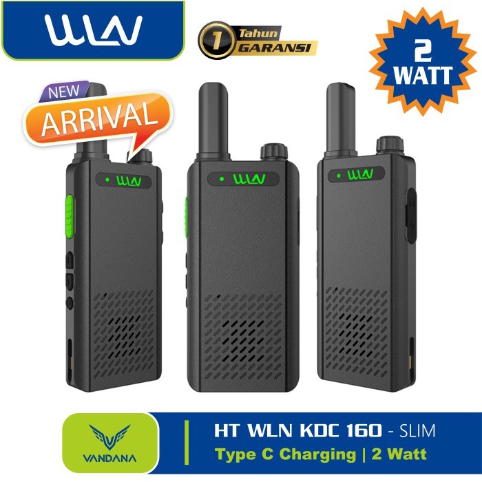 HT WALKIE TALKIE WLN KDC160 / KD C160 UHF 400-470 MHz