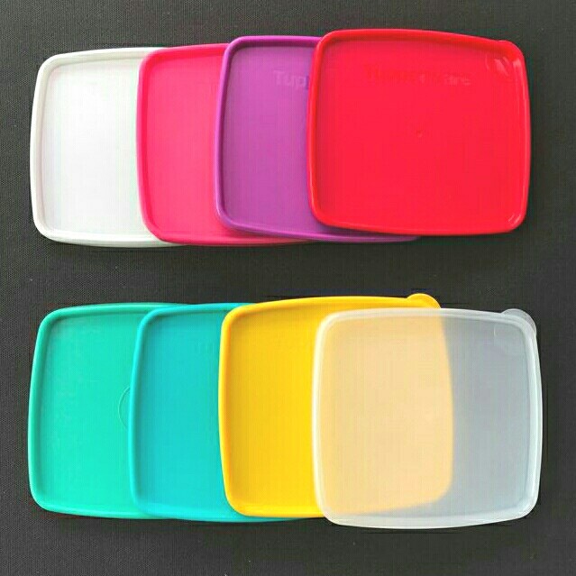 Promo Sale Seal Square Round Tupperware / Tutup Square Round