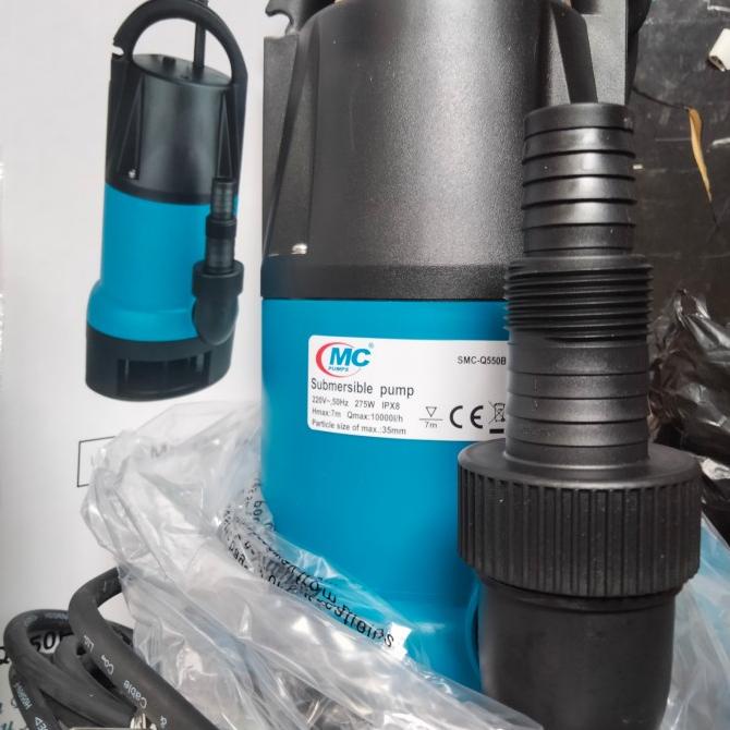 Pompa Celup Kolam Ikan Mc Pump 125Watt Mesin Pompa Air Celup Plastik