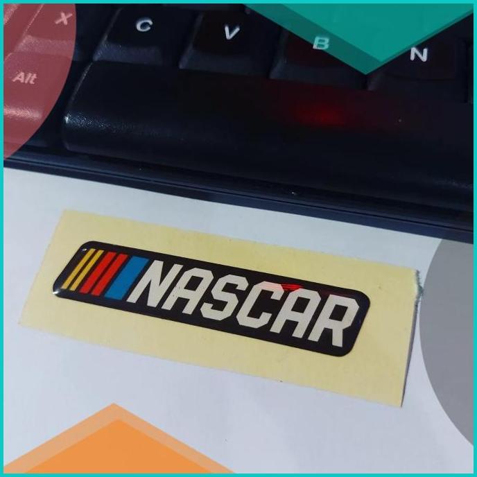 

Sticker Resin Timbul NASCAR Stiker Lentur 3D Logo Kecil Satuan 20JVLZ