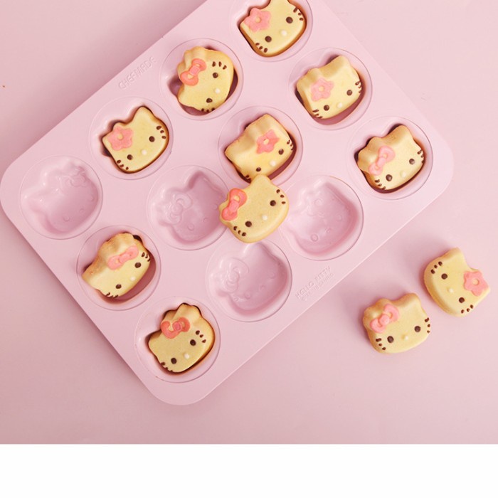 

✅Termurah Chefmade 12Cups Kitty Mold Cake Pan Kt7042 / Loyang Kue Bisa Gojek
