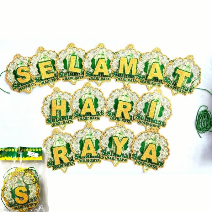 

Banner Selamat Hari Raya Idul Fitri Garland Ketupat Dekorari Lebaran Terbaik