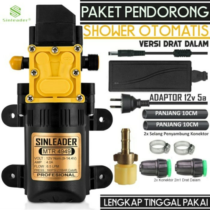 ✅Original Paket Lengkap Pompa Pendorong Otomatis Versi Drat Dalam Besar-Sin4949 Berkualitas