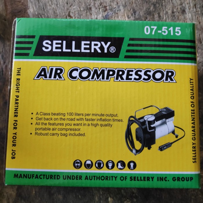 ✅Original Kompresor Dc Isi Angin Air Inflator Sellery Terbatas