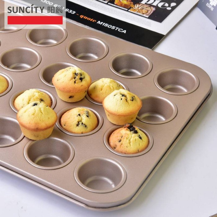 

✅Termurah Suncity 24Cups Mini Muffin Cake Pan / Loyang Kue Bisa Sameday