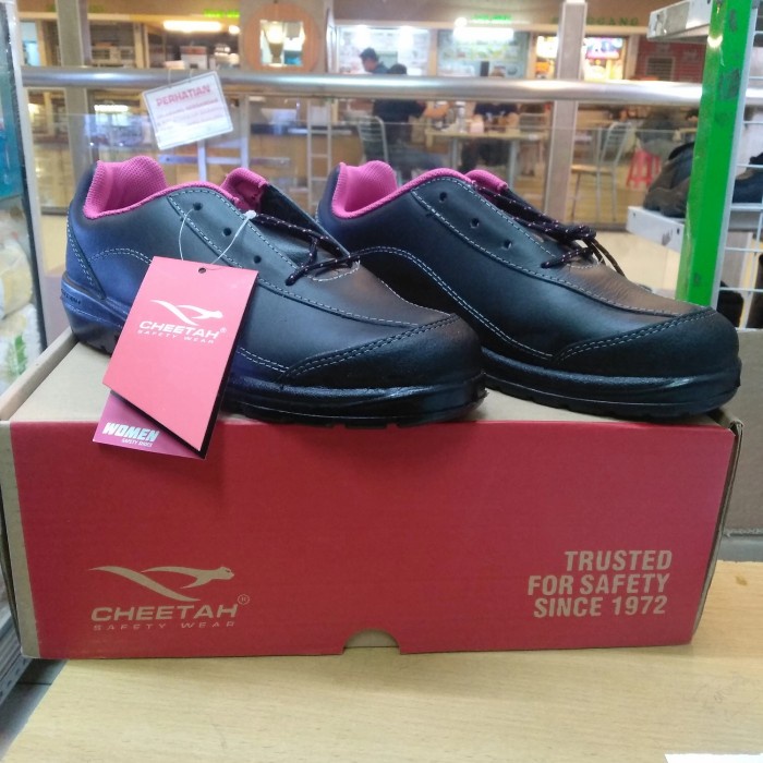 ✨COD Sepatu Safety Perempuan Cheetah 4007 Terbatas