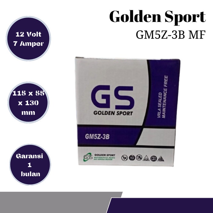 ✨New Aki Motor Yamaha Mio Smile Gs Gm5Z  Aki Kering Terbatas