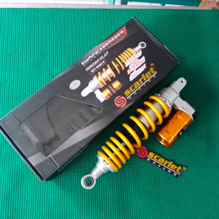 ✨New Shock Scarlet Tabung Bawah Vario 125 Vario 150 Per Kuning Tabung Gold Terbaru