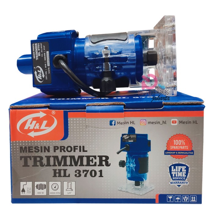 ✅Ori HL Wood Trimmer Hl3701 -Mesin Profil HL 3701 Berkualitas