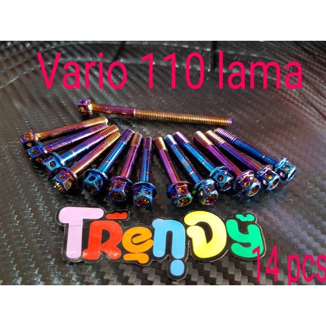 ✅Ori Baut Mesin Probolt Cvt Biru Vario 110 Lama Terbaru