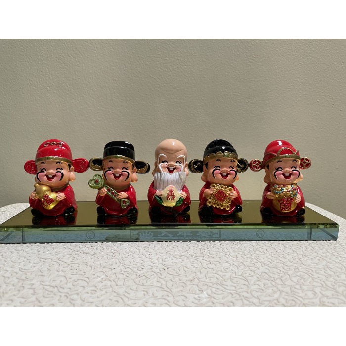 ✅Ready Patung Dewa Keberuntungan  Fu Lu Shou . Bisa Sameday