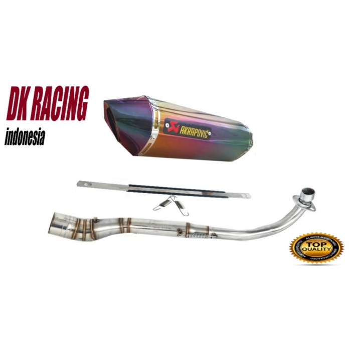 ✨New Ori Knalpot Racing Yamaha Vega R Akrapovic Layang Terbaru