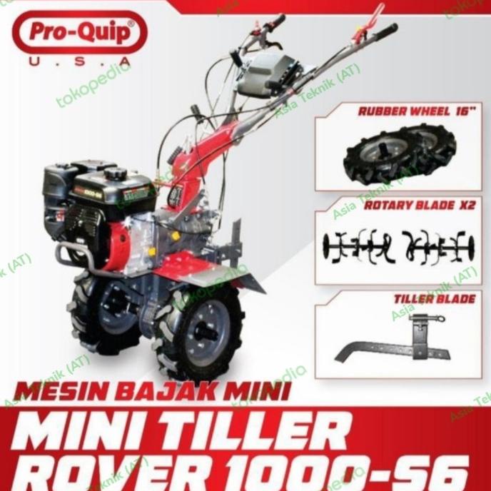 Cultivator Mesin Bajak Sawah Heavy Duty Proquip Rover 1000 S6 Rth