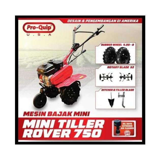 Li452 Mesin Bajak Mini Proquip Rover750 Mini Tiller Cultivator Proquip