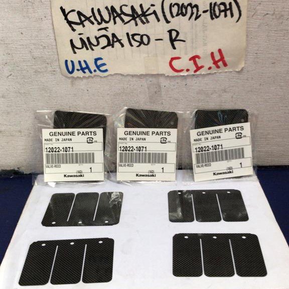 ✨Ori Lidah Membran Kawasaki Ninja 150R/Rr / Kx 125 Hitam 12022-1071 Ori Bisa Sameday