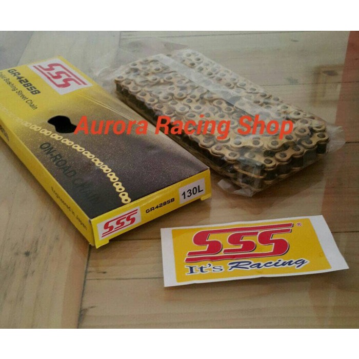 ✨Ori Rantai Sss 428 Sb - 130L Warna Gold Vixion - Cbr 150 - Cb 150 R Bisa Sameday