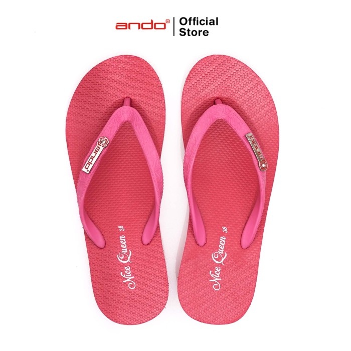 [MODEL TERKINI] Queen Nice Queen Sandal Jepit Wanita Ando Sandal Wanita Enak sandal wedges
