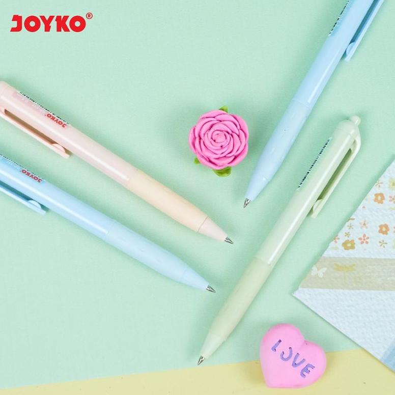 

ORIGINAL Pulpen Gel Retractable JOYKO GP-337 Paspen Gel 0.5mm (12pc) COD