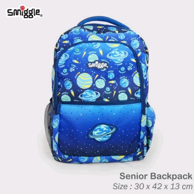 Smiggle Senior Backpack / Tas Ransel Smiggle New Motif Ukuran Sd Original