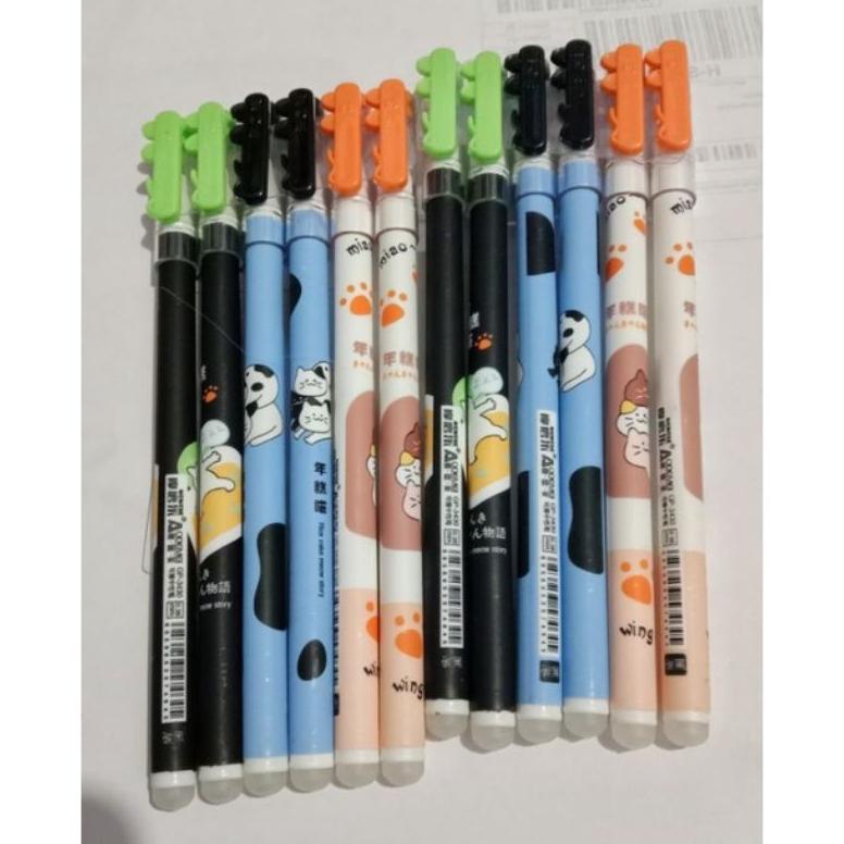 

TERMURAH 12psc pen bisa hapus/pen gel hapus/erasable pen/pen hapus lucu fancy ODEMEI ORIGINAL PROMO