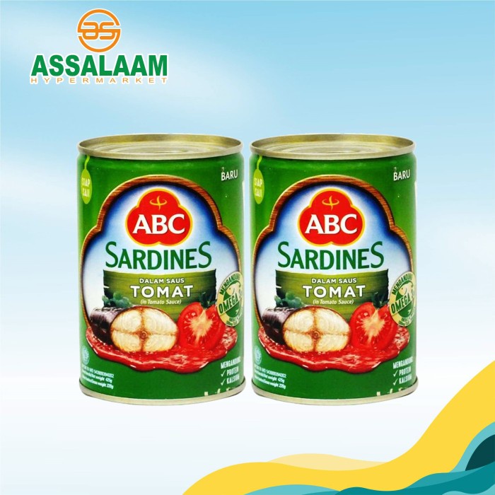 

ABC SARDINES TOMATO 425GR/PCS