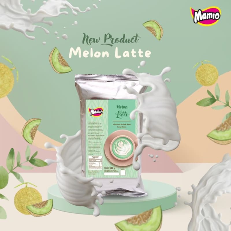 

Mamio Rasa Melon Latte / Minuman Serbuk Melon Kemasan 500Gr