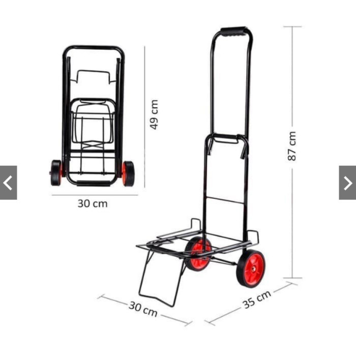 Mitsell Troli Lipat/Troly Besi/Trolly Galon/Troley Aqua/Trolli Gas