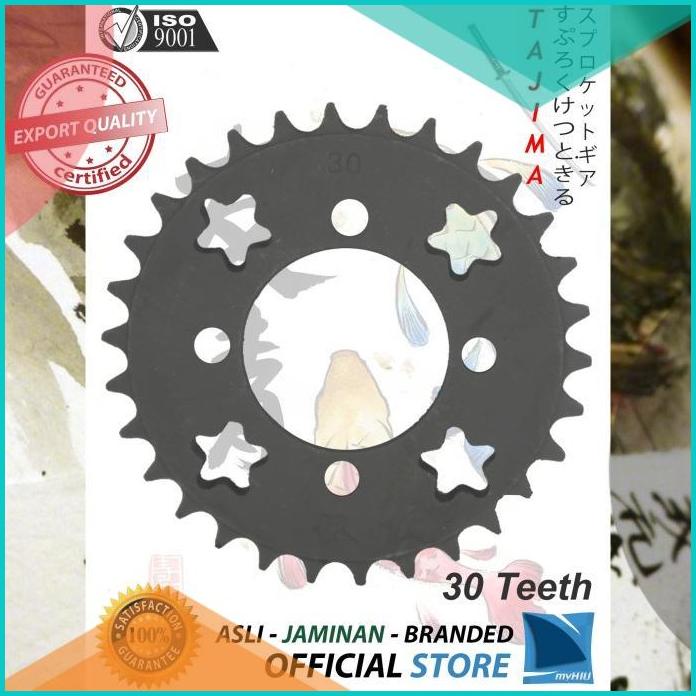 Gigi Tarik 428-30T SUZUKI Satria FU Barong Gir Sprocket Gear TAJIMA 2