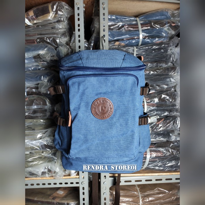 ✨Original Tas Ransel Kanvas Pria Tas Kerja Tas Punggung Kanvas Tas Laptop Kanvas Berkualitas