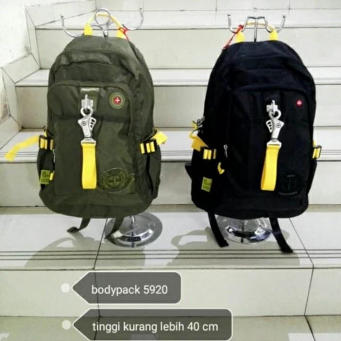 ✨Original Tas Tough Army Ransel Sedang Bahan Parasut Waterproof 5920 Terbaru
