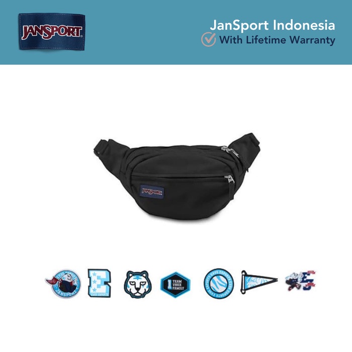 ✨Ready Jansport Tas Pinggang Fifth Avenue Black Evos X Tokopedia Diskon