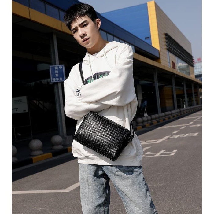 ✨Ready Tas Selempang Pria / Tas Bodypack / Tas Pinggang / Tas Sales Hti1078 Bisa Sameday