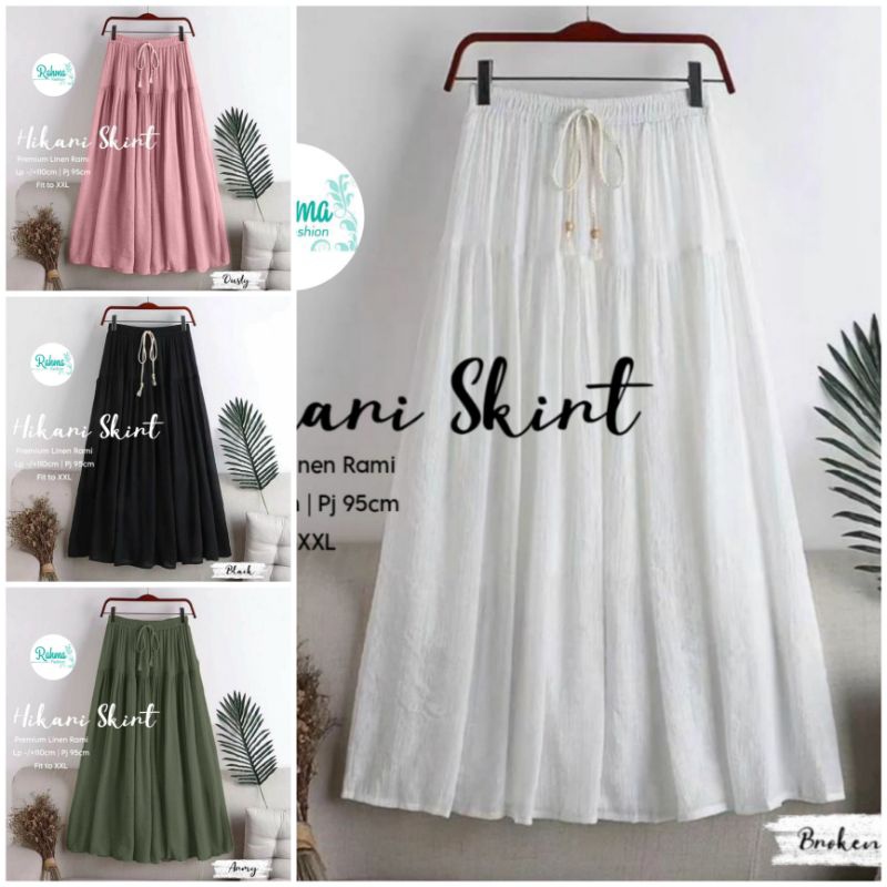 [NEW COLLECTIONS] BEST SELLER ROK WANITA KEKINIAN,TERBARU.NEW RIMA SKIRT/SHALOM SKIRT/HIKARI