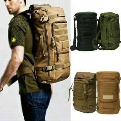 ✨Ready Tas Rangsel Army 60 Liter/ Tas Rangsel Model Tabung Terbaru