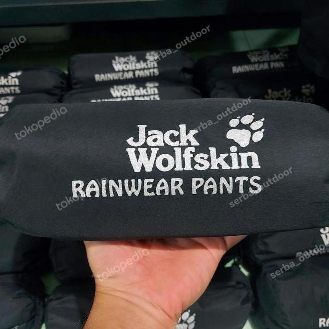  CELANA JAS HUJAN JACK WOLFSKIN PRIA WANITA WATERPROOF RAINCOAT PONCO