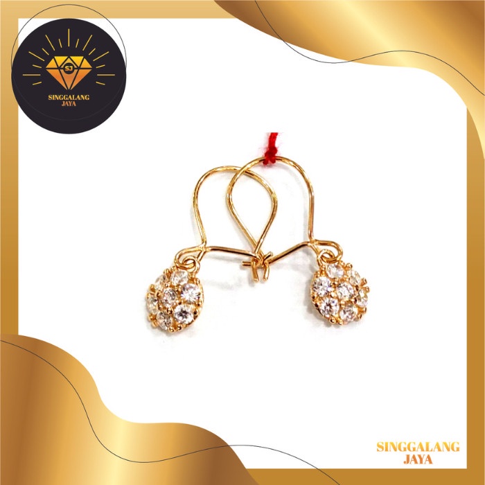 ✨Termurah Anting 375 Emas 375 - Anting Emas Asli 375 Asli A12 Terbaru