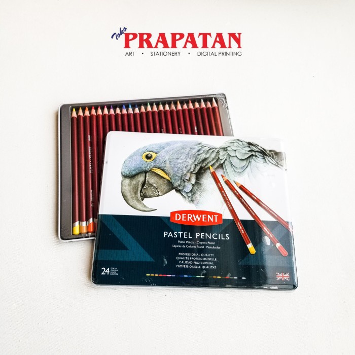 

✨Sale Pensil Warna Derwent Pastel Pencils 24 Colour / Crayon Pastel Diskon