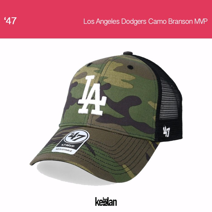 ✨Sale '47 Brand - La Dodgers Camo Branson Mvp  Topi 47 Limited