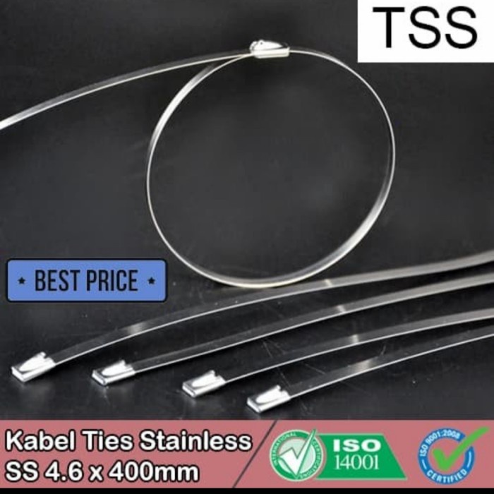 

✨Sale Kabel Ties Stainless 40Cm/Cable Tie Stainless 7.9 X 400Mm Berkualitas Bisa Gojek
