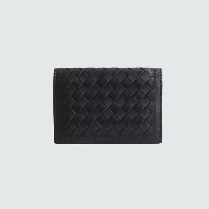 

✨Sale Bottega Veneta Card Case Black Vertikal Limited