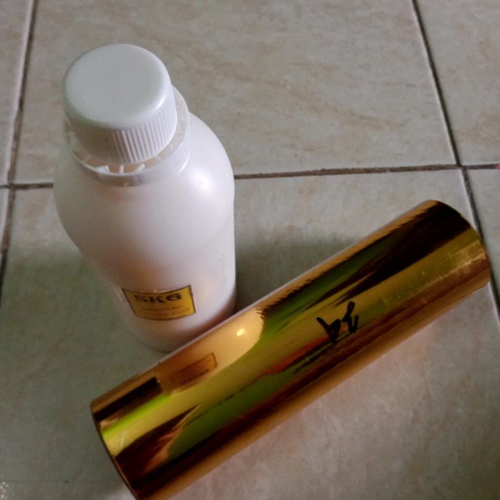 

✨Sale Prada Emas Foil Kwalitas 1 1 Roll 21Cm X 120Mtr Lem 500Grm Limited