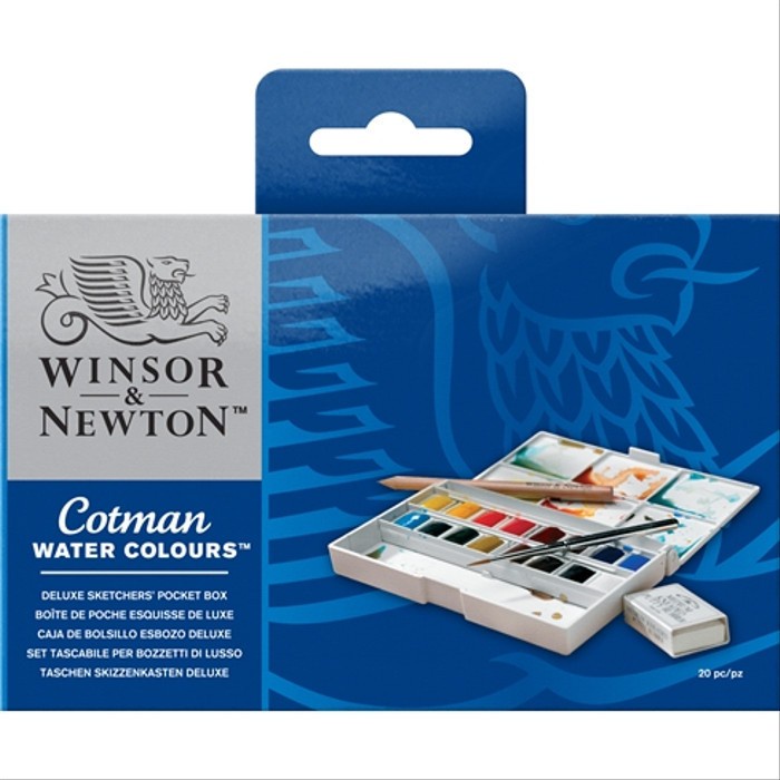 

✨Sale Cotman Water Color Deluxe Sketcher Pocket Box 16W Terbaru