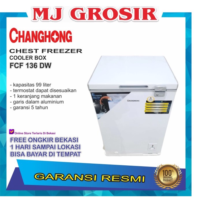 Promo Changhong Cbd 105 Chest Freezer Box 100 L Lemari Pembeku 100 Liter